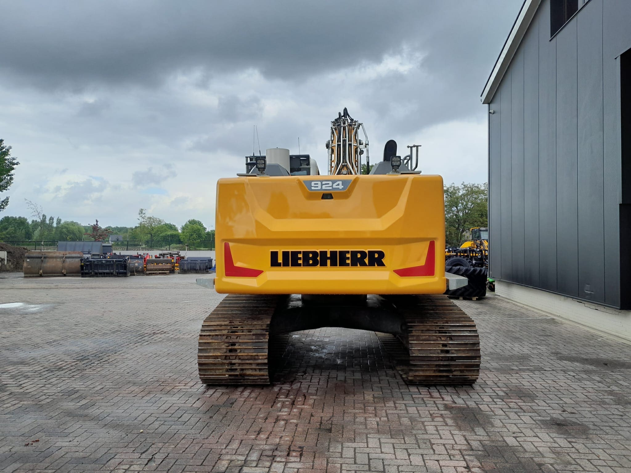 Liebherr R 924 LC achteraanzicht